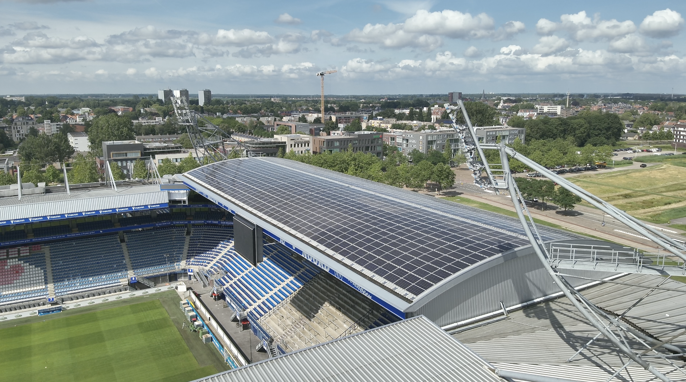 Inspectie van installatie zonnepanelen